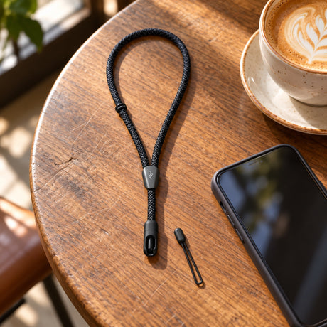 Peak Design Mobile Cuff Handschlaufe – Schwarz – Illustrationsfoto (KI)
