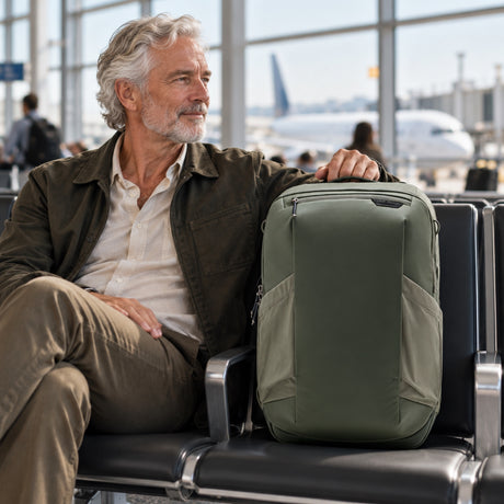 Peak Design Travel Backpack 2-in-1 40L – Sage – illustrative photo (AI)