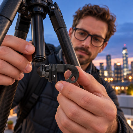 Peak Design Travel Tripod Center Column Hook – illustrative photo (AI)