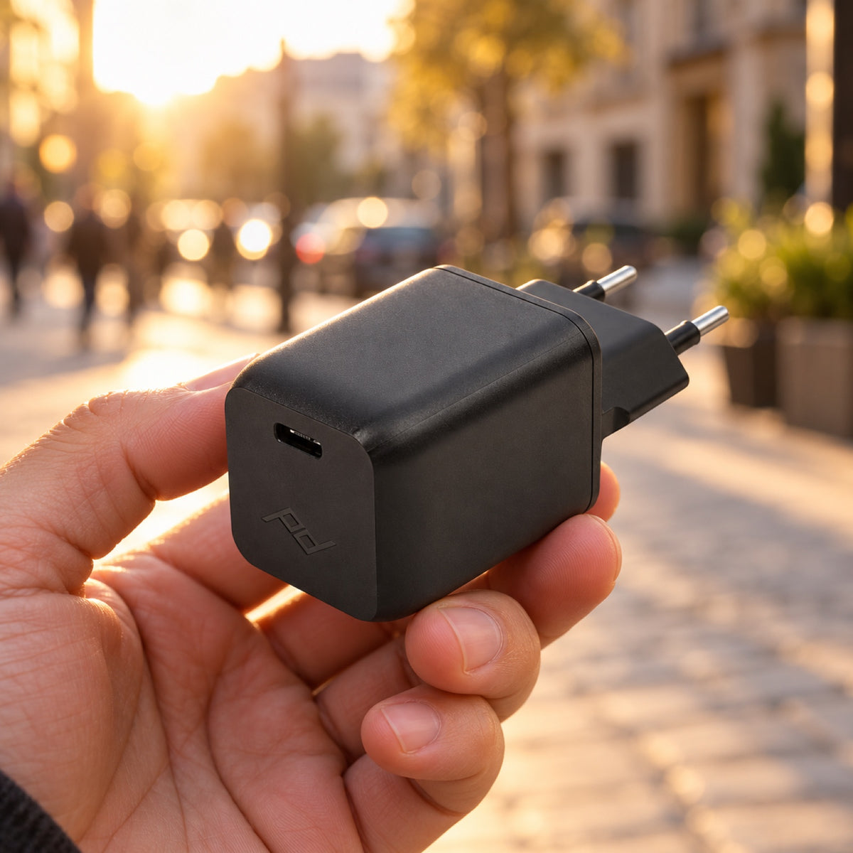 Peak Design Wall Power Adapter – Illustrationsfoto (KI)