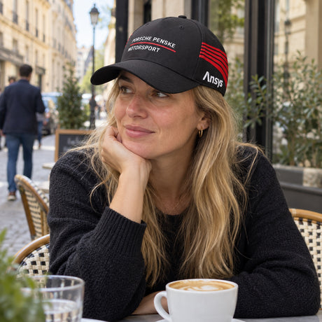 Porsche Motorsport Penske Team Cap – Black – ilustrační foto 2 (AI)