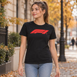 Formula 1 Damen-Freizeit-T-Shirt – Schwarz – Puma – Illustrationsfoto (KI)