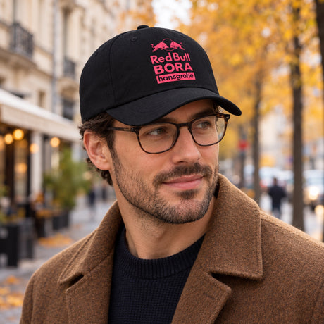 Red Bull Bora Hansgrohe Cap – GIRO D'ITALIA Edition – illustrative photo (AI)
