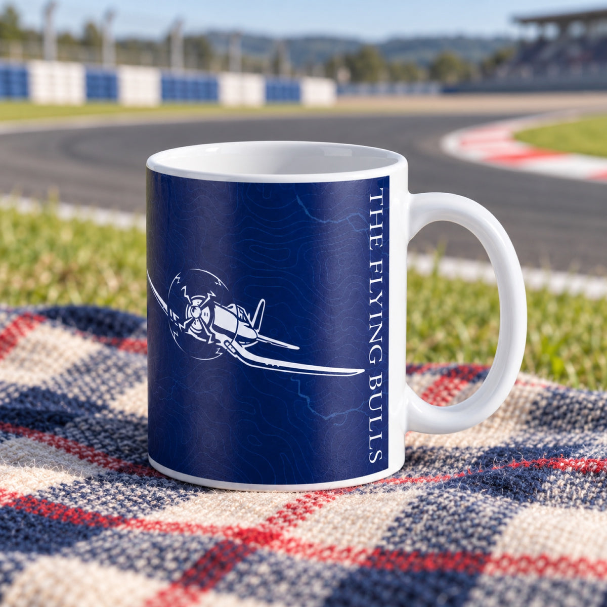 Red Bull The Flying Bulls Tasse – Blau – Illustrationsfoto (KI)