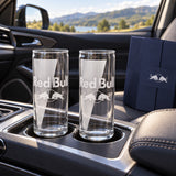 Red Bull Glass – Set of 2 – illustrative photo (AI)