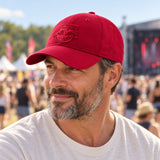 Red Bull Salzburg Fan-Cap – Rot – Illustrationsfoto (KI)
