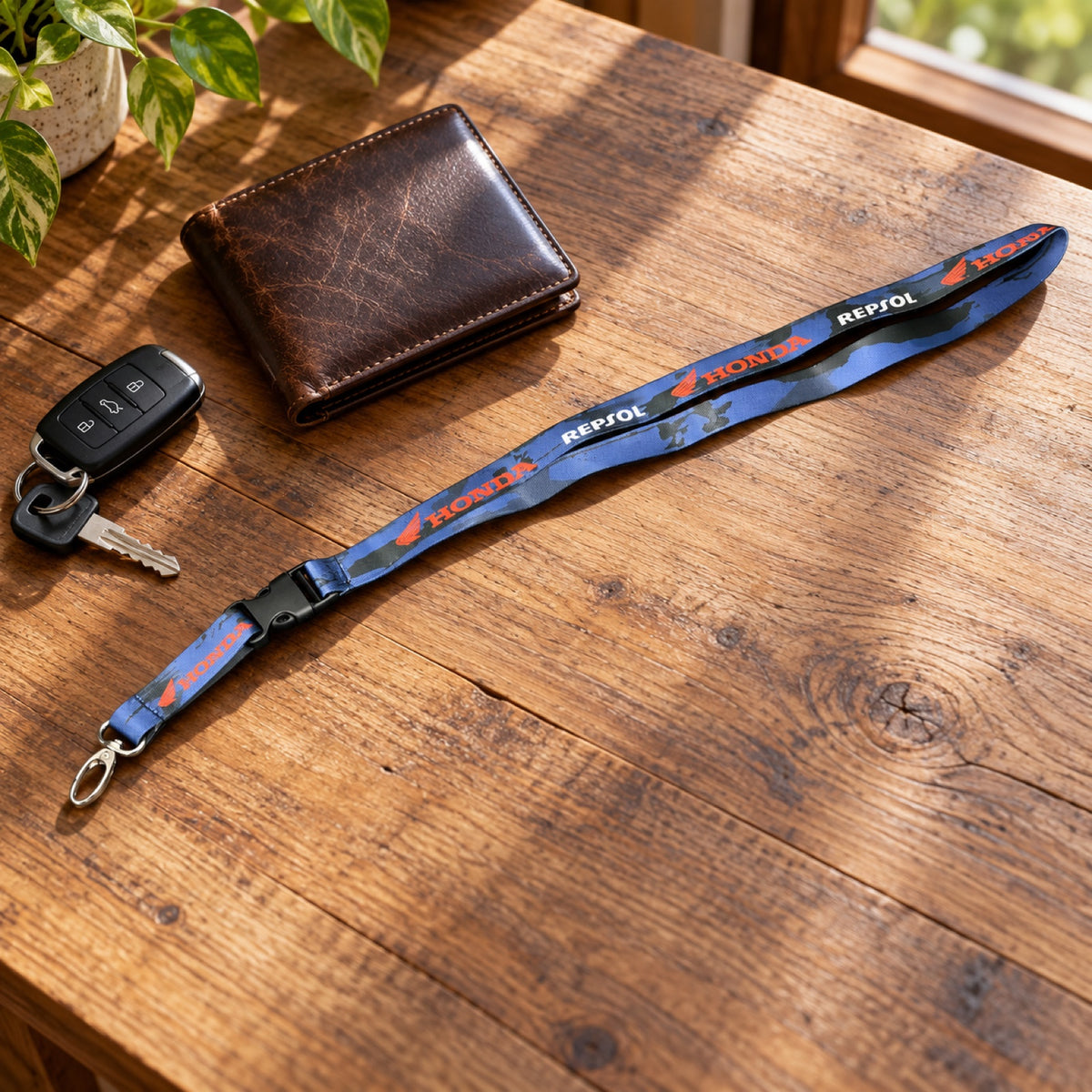 Repsol Honda MotoGP Fan Lanyard with Logo – illustrative photo (AI)