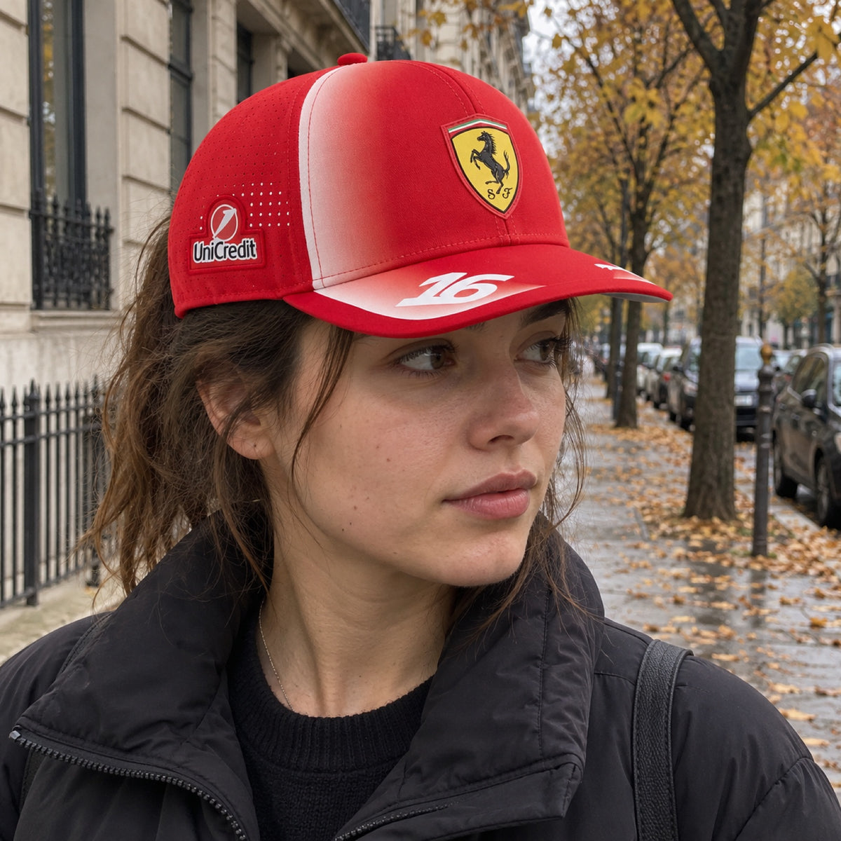 Charles Leclerc Scuderia Ferrari F1 x Puma Cap – Team Edition – ilustrační foto 2 (AI)