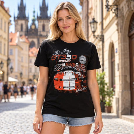 Shelby GT350 T-Shirt – Illustrationsfoto (KI)