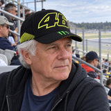 VR46 Valentino Rossi Cap – Black #46 – ilustrační foto (AI)