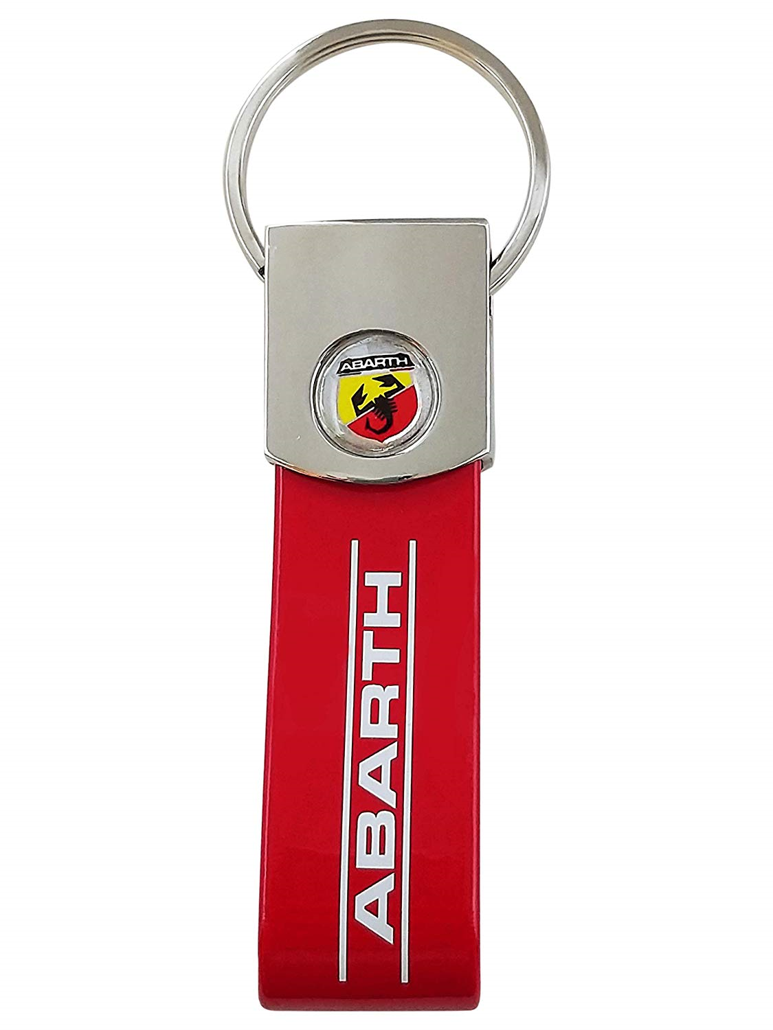 Abarth Schlüsselanhänger BAND rot