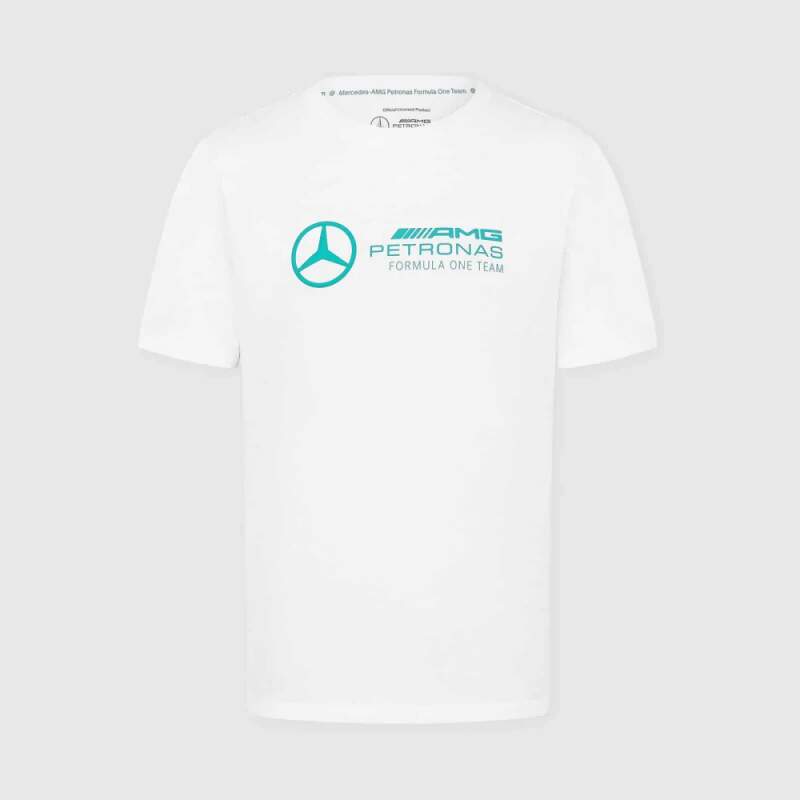 Mercedes AMG Petronas F1 Freizeit-T-Shirt AMG weiß