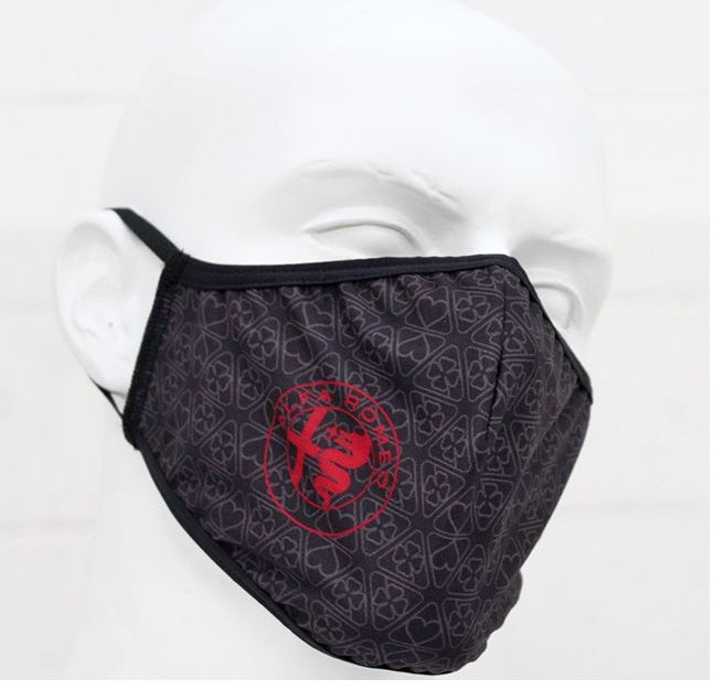 Alfa Romeo QV face mask grey – official product
