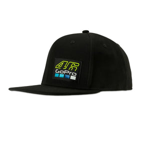 VR46 Valentino Rossi GoPro Cap – Black, Flat Peak