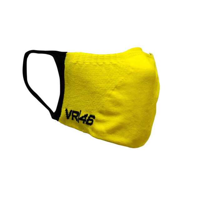Valentino Rossi VR46 kids' face mask yellow
