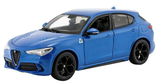 Modell Alfa Romeo Stelvio Q4 Quadrifoglio 1:24 blau