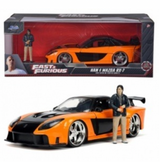 Fast & Furious Mazda RX-7 Tokyo Drift 1:24 model with figure