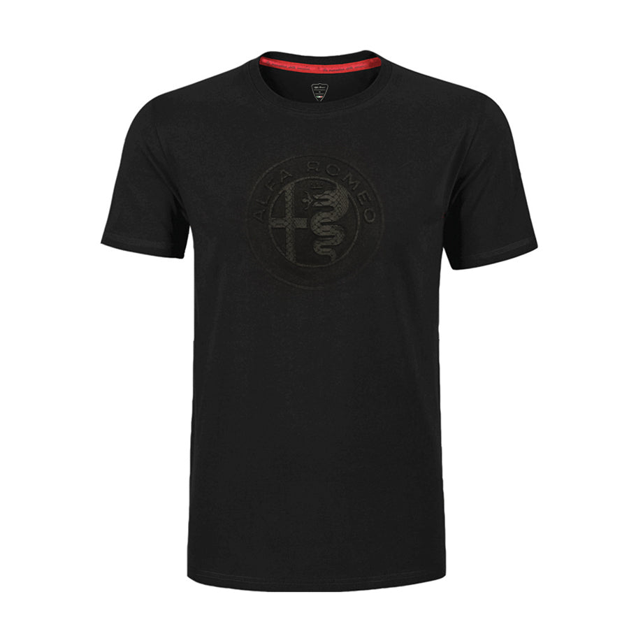 Alfa Romeo T-Shirt Serpentine mit grauem Logo