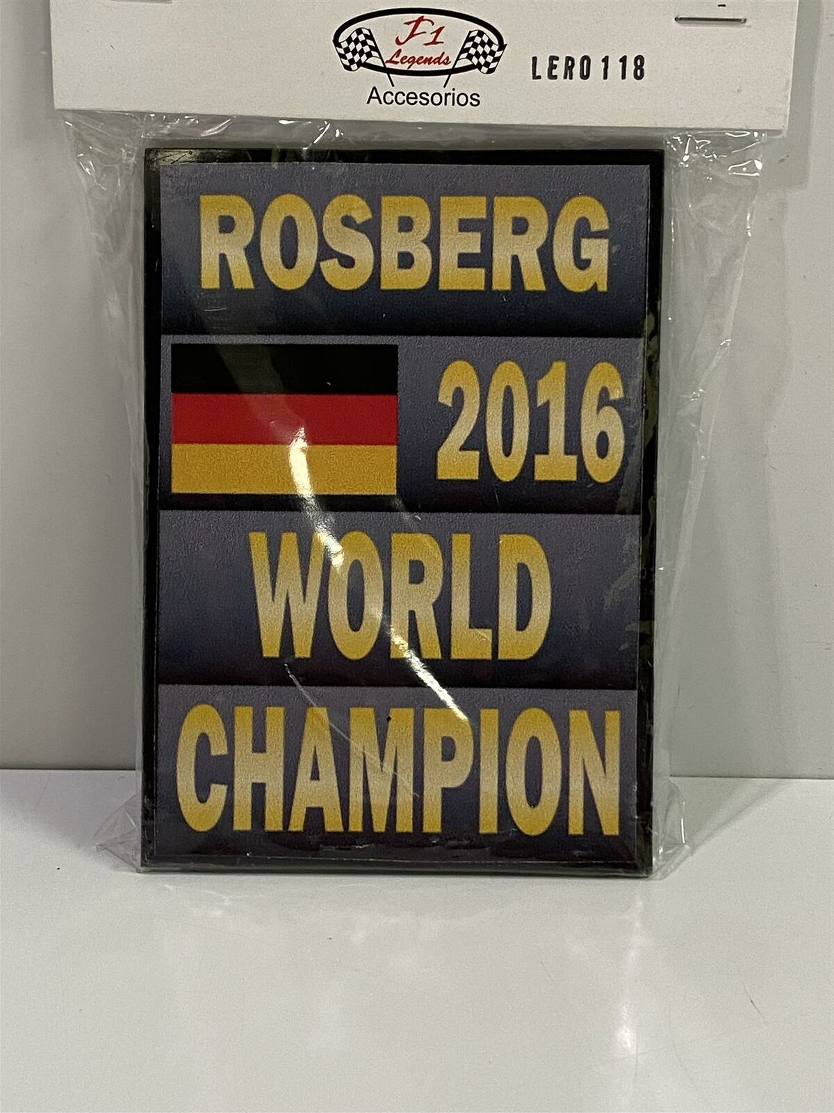 Pitboard N. Rosberg Weltmeister 2016