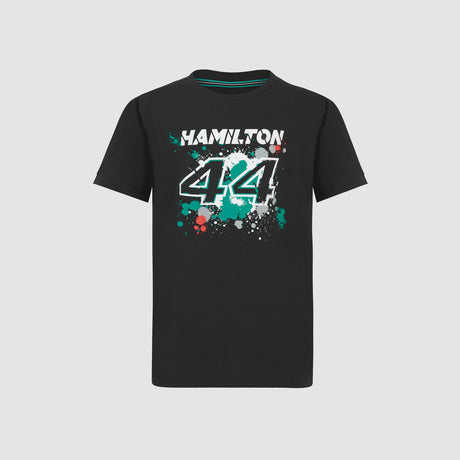 Mercedes AMG Petronas F1 kids' Lewis Hamilton #44 T-shirt black