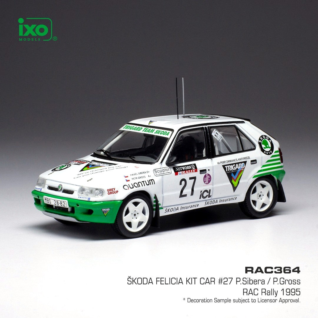Modell IXO Škoda Felicia Kit Car N. 27 RAC Rallye 1995