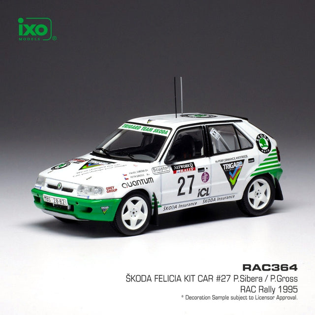 Modell IXO Škoda Felicia Kit Car N. 27 RAC Rallye 1995