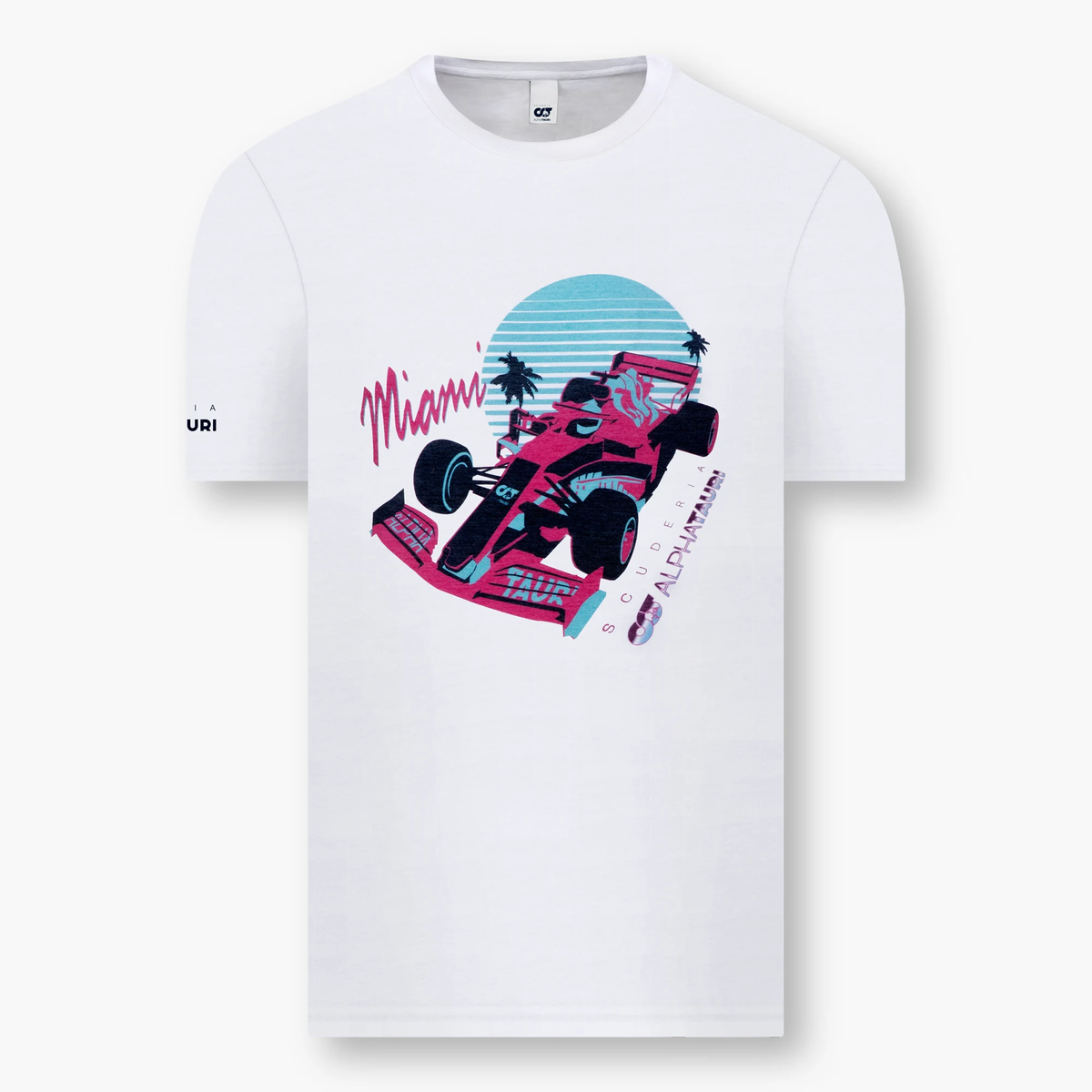 Scuderia AlphaTauri Miami GP 2022 T-Shirt – White