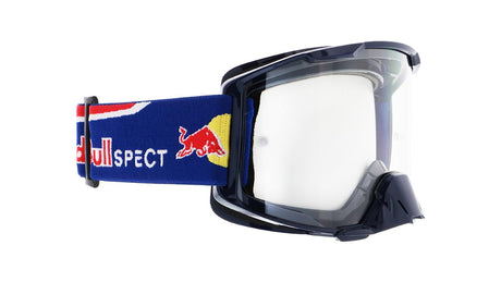 Red Bull Spect Motocrossbrille STRIVE blau mit klarem Glas