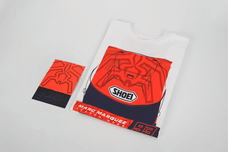 Marc Marquez T-shirt Season Helmet, white