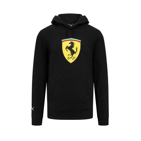Scuderia Ferrari F1 casual sweatshirt with large logo, black
