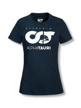 Scuderia AlphaTauri F1 Damen-Freizeit-T-Shirt blau