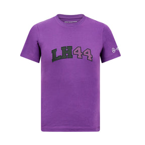 Mercedes AMG Petronas F1 kids' Lewis Hamilton T-shirt purple – 164 CM