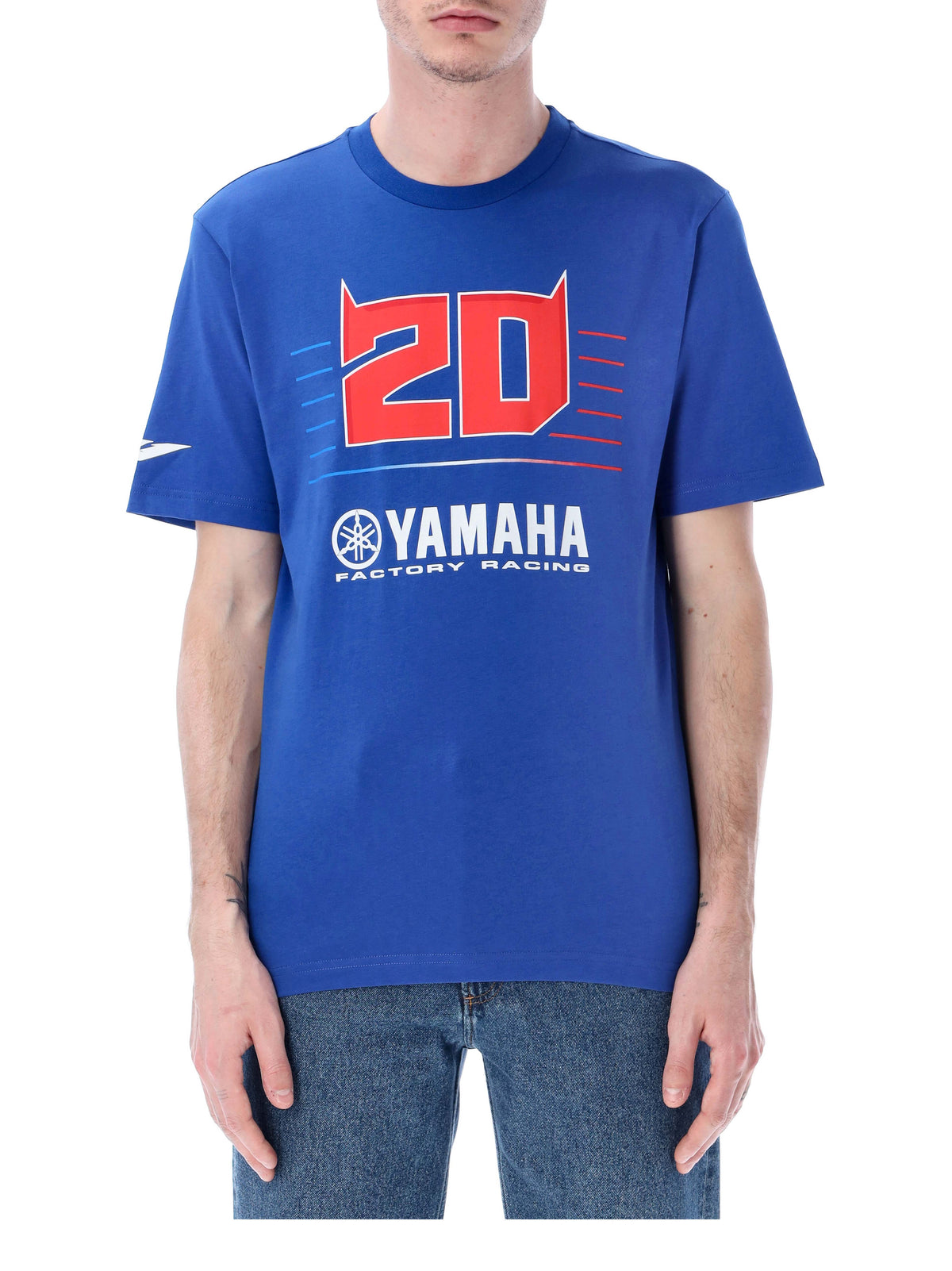Fabio Quartararo Yamaha MotoGP Logo T-shirt blue