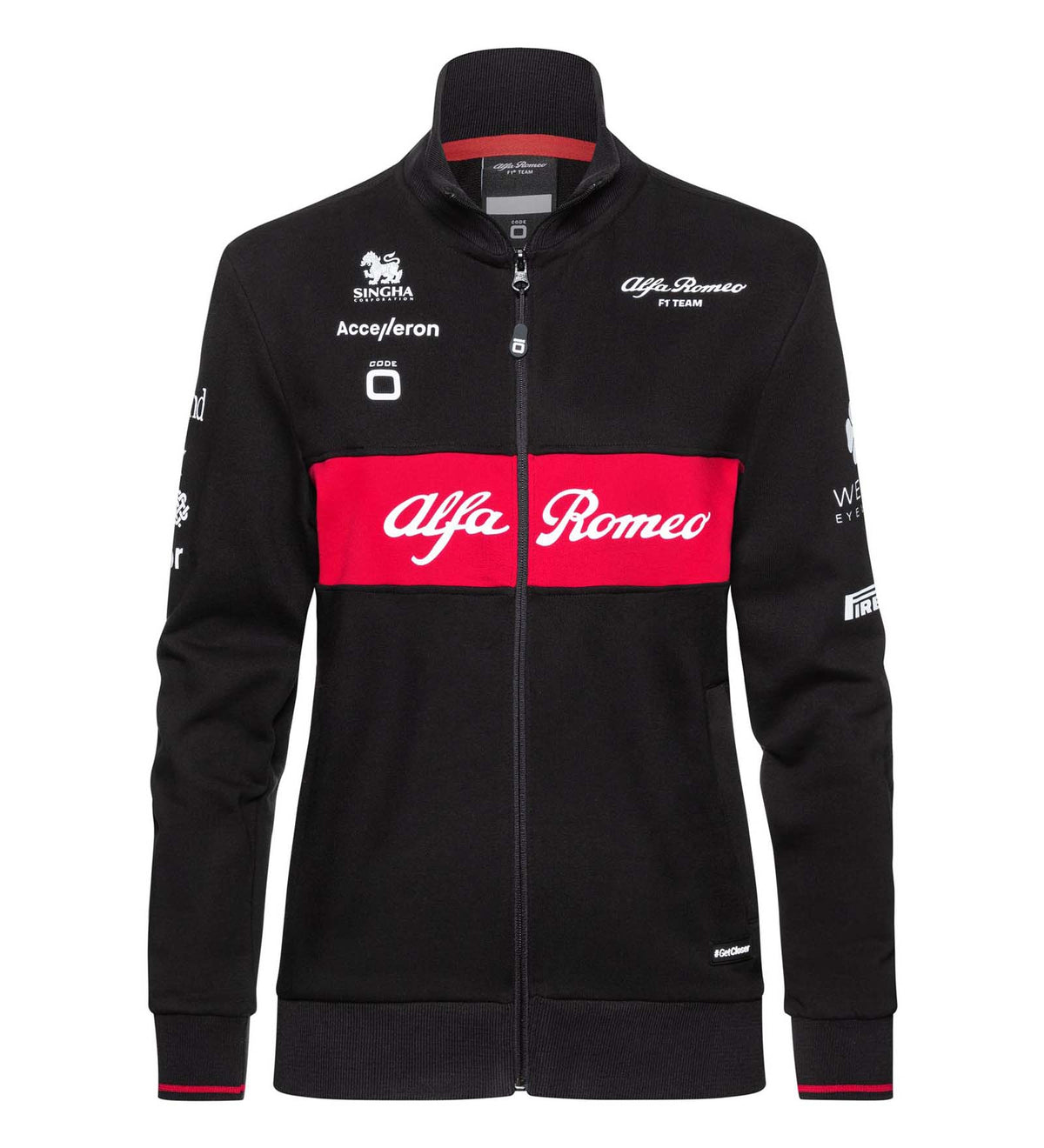 Alfa Romeo F1 Team Damen-Team-Sweatshirt schwarz