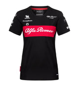 Alfa Romeo F1 Team Damen-Team-T-Shirt schwarz