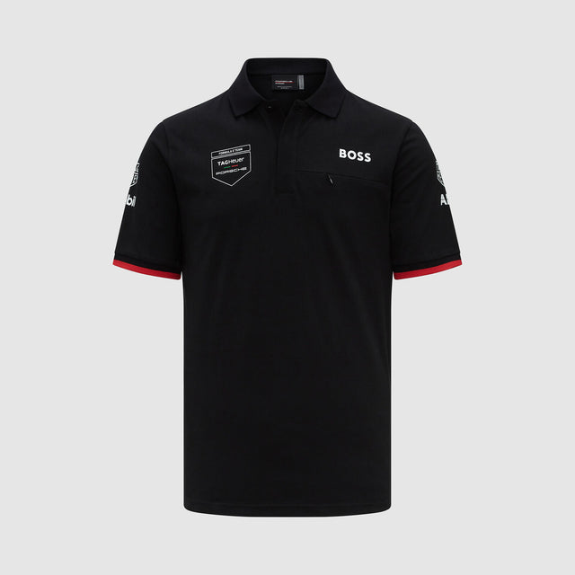 Porsche Motorsport Team-Poloshirt Formel E schwarz