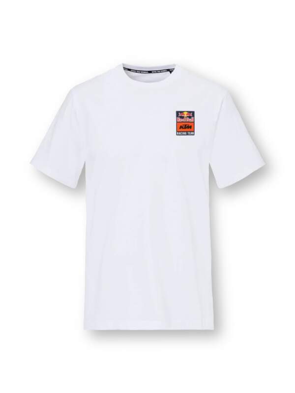 KTM Red Bull T-Shirt weiß mit KTM-Logo