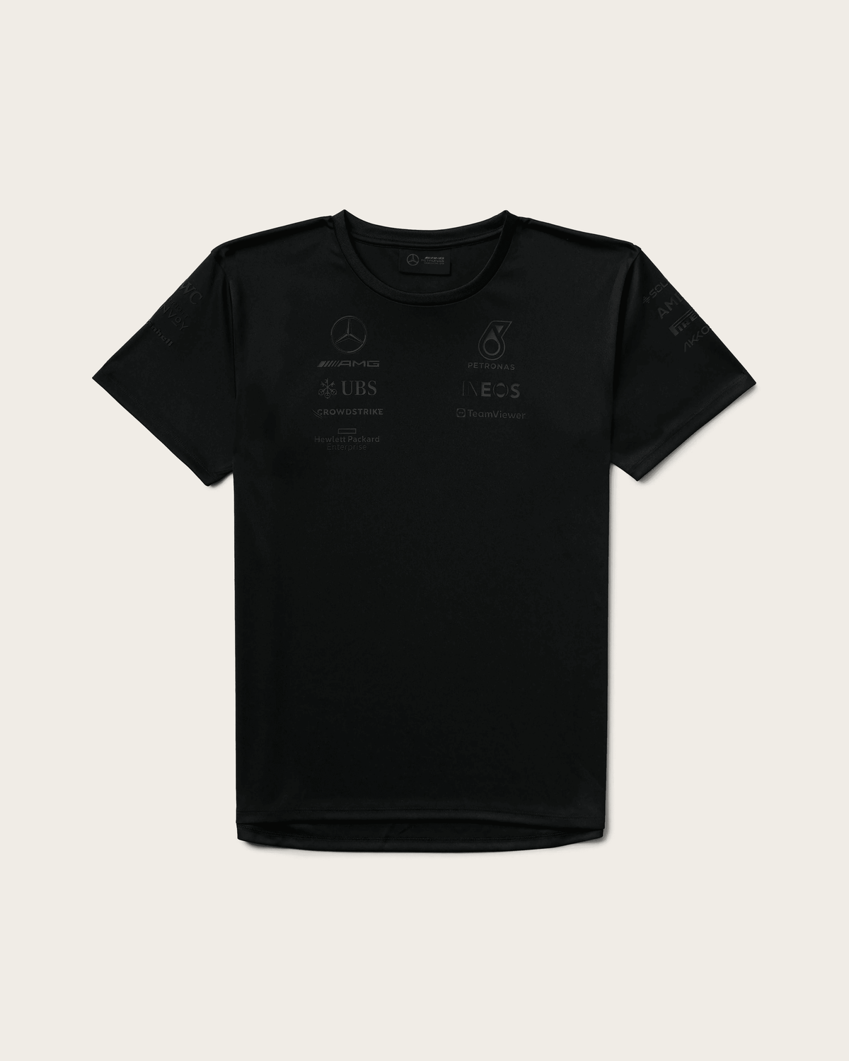 Mercedes AMG Petronas F1 women's AMG STEALTH team T-shirt black