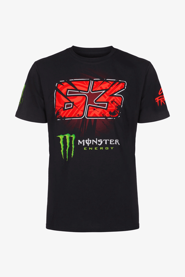 Francesco Bagnaia Monster Energy 63 T-shirt black