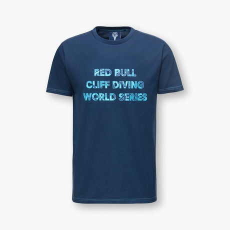 Red Bull Cliff Diving T-Shirt mit Logo blau