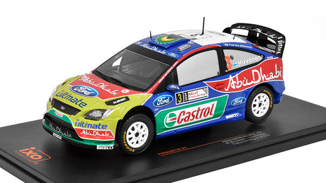 Model IXO Ford Focus RS WRC N.3 2009 Rally Sardinia M. Hirvonen
