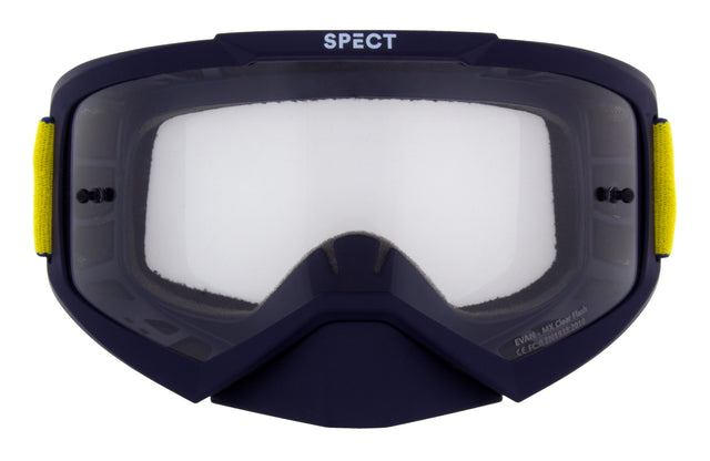 Red Bull Spect Motocrossbrille EVAN blau mit klarem Glas