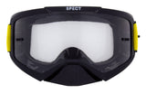 Red Bull Spect EVAN motocross goggles, black with clear lens