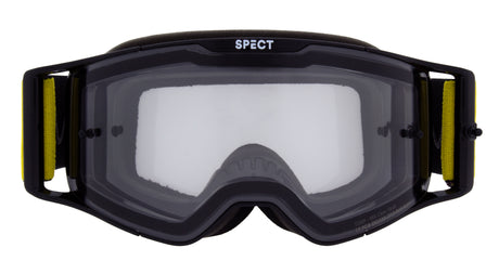 Red Bull Spect Motocrossbrille TORP schwarz mit klarem Glas