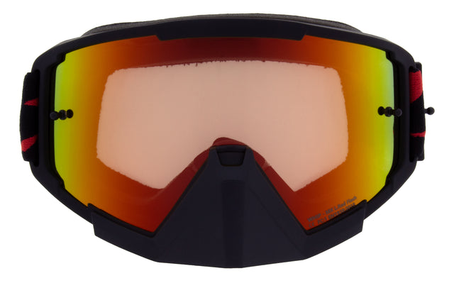 Red Bull Spect Motocrossbrille WHIP schwarz mit rot-gelbem Glas