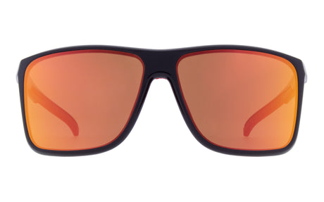 Red Bull Spect Sonnenbrille TAIN schwarz mit orangefarbenen Gläsern