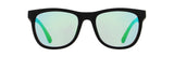 Red Bull Spect Sonnenbrille ECOS schwarz mit grünen Gläsern
