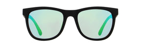 Red Bull Spect Sonnenbrille ECOS schwarz mit grünen Gläsern