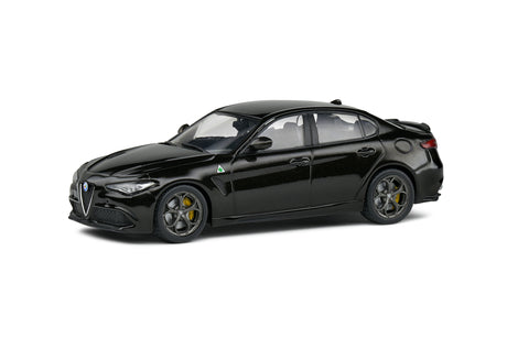Modell Solido Alfa Romeo Giulia Quadrifoglio 1:43 schwarz