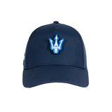 Maserati trident logo cap blue